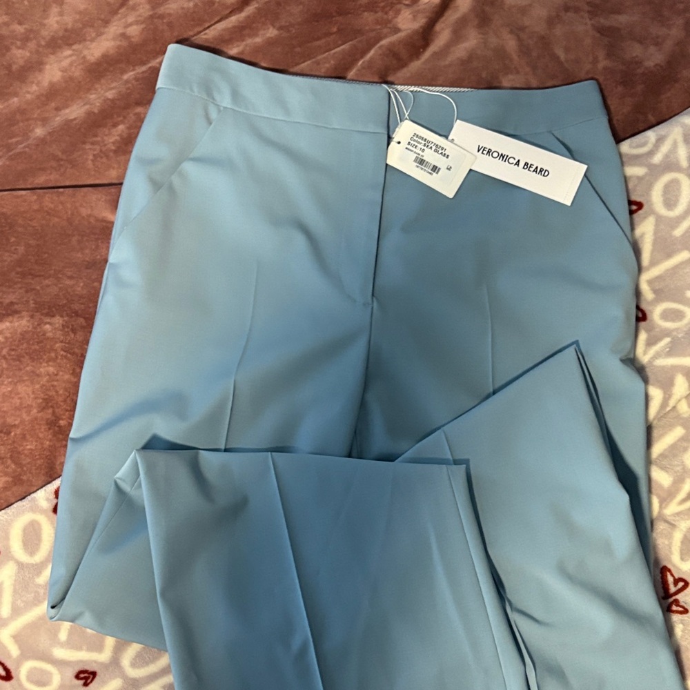 Veronica Beard Sky Blue Pants